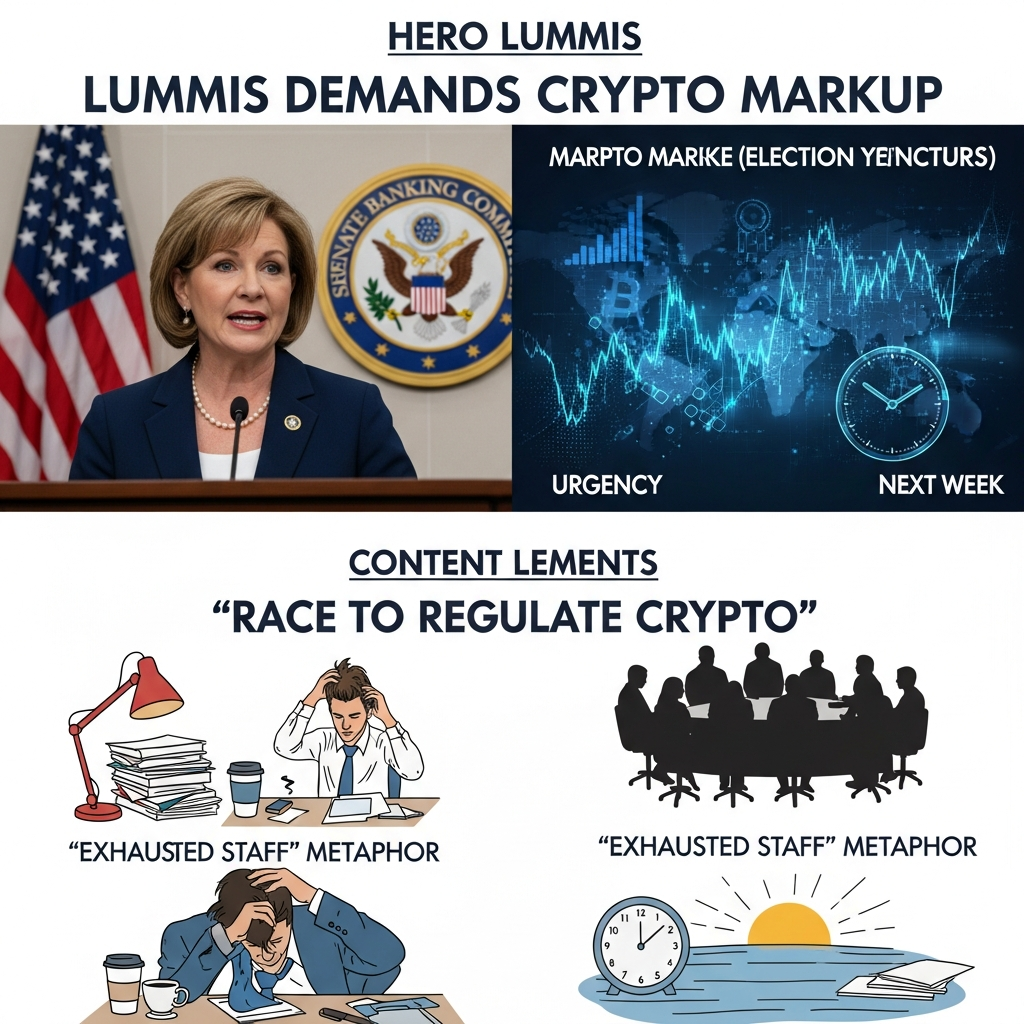 參議員祈望下週推動加密貨幣市場架構法案修正進程 參議員祈望下週推動加密貨幣市場架構法案修正進程