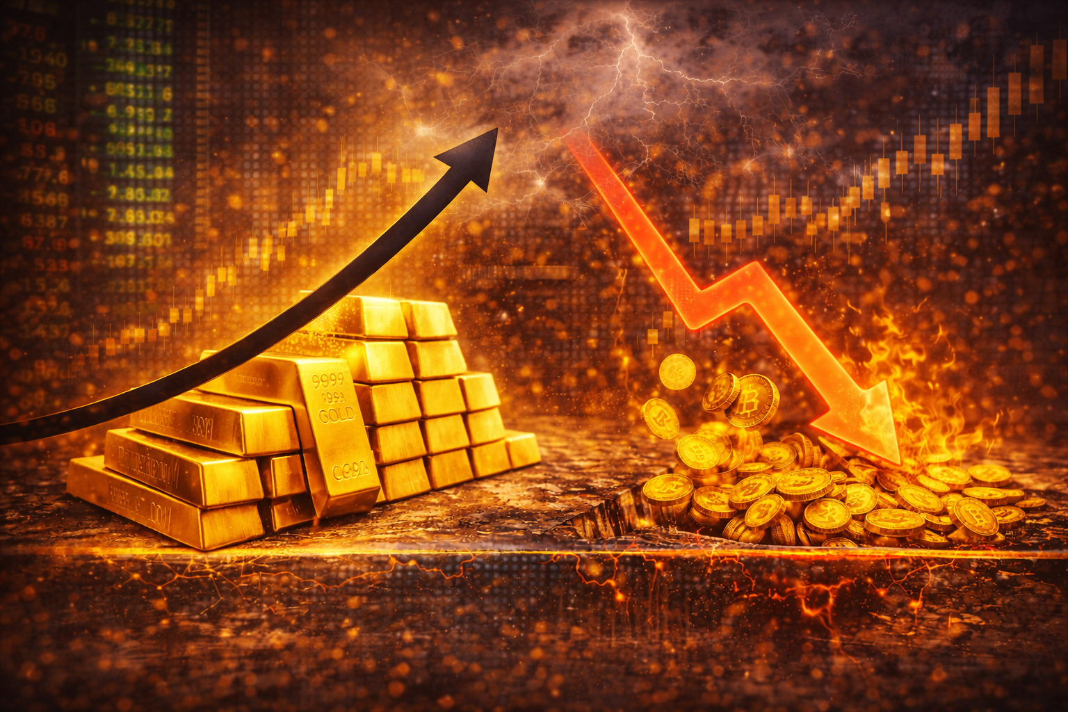 黃金ETF需求創新高比特幣資金流出猛遠勝過去年 黃金ETF需求創新高比特幣資金流出猛遠勝過去年