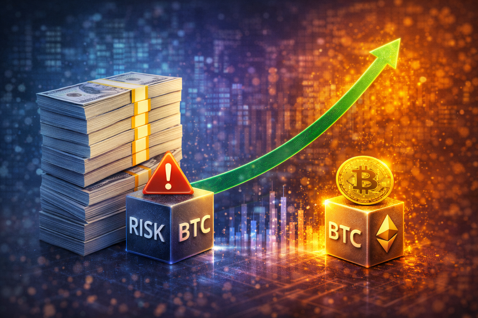 美元6.2兆閒置資金等待轉向風險資產或啟動比特幣反彈