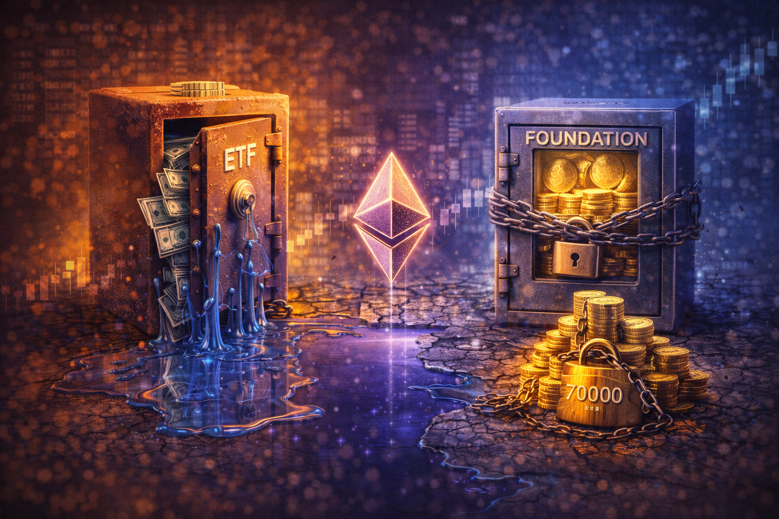 以太坊流動性短缺加深:ETF拋售30億美元,基金會鎖定7萬ETH 以太坊流動性短缺加深:ETF拋售30億美元,基金會鎖定7萬ETH