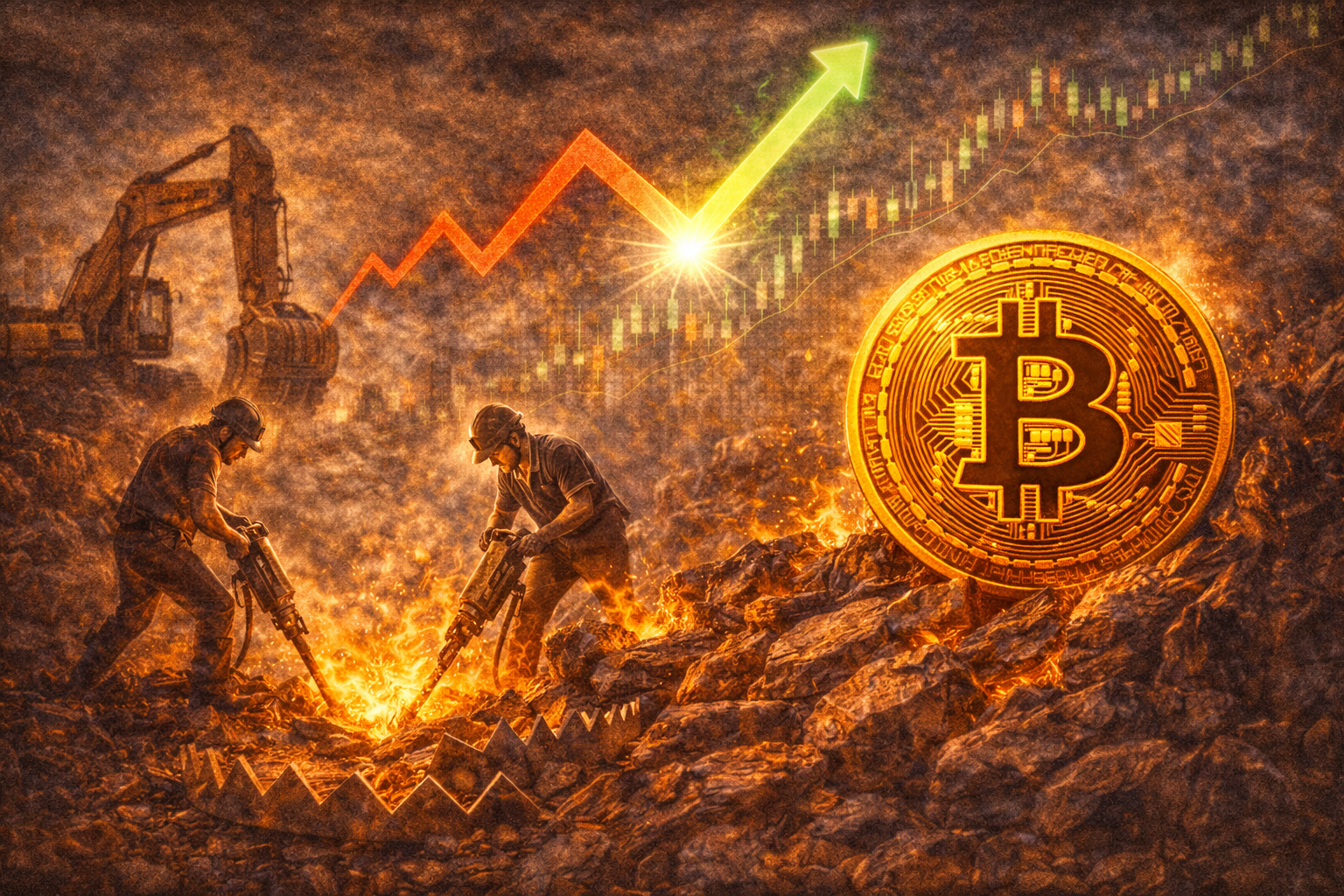 比特幣挖礦壓力升高或為未來反彈契機