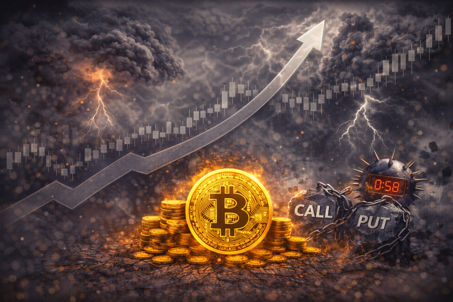 比特幣在價值回穩中迎來反彈，但60,000美元期權價位反映潛在風險升高