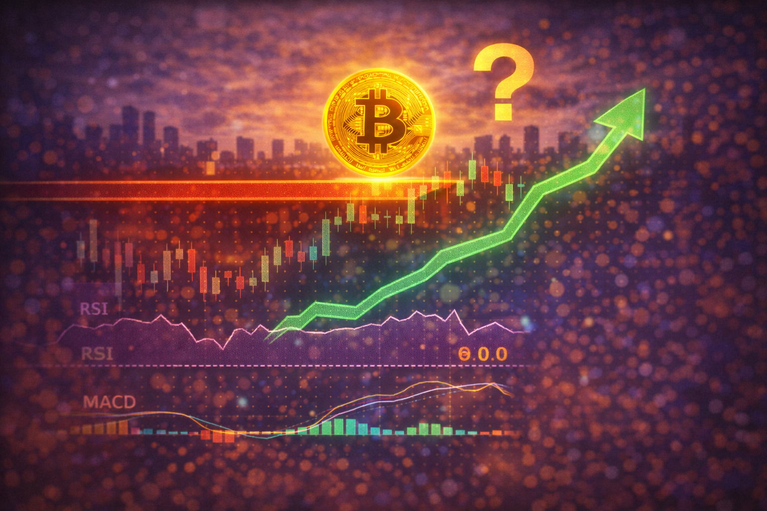 比特幣技術指標顯示近期避免重大下跌，突破關鍵水平仍存不確定性