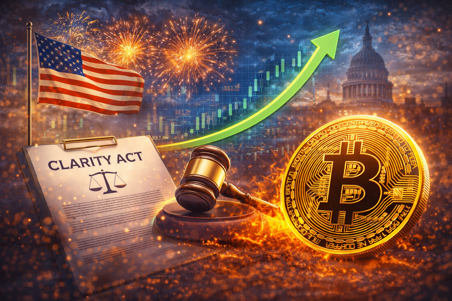 《CLARITY法案》突破僵局或助推比特幣需求增加