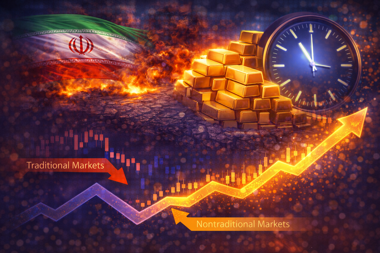 伊朗戰爭攻擊引發的黃金週末價差：非傳統市場率先反應