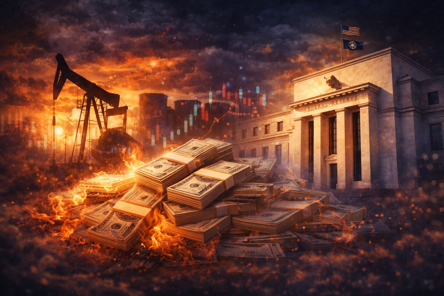 全世界都在關注油價之際，聯準會一項至關重要的現金儲備幾乎耗盡。