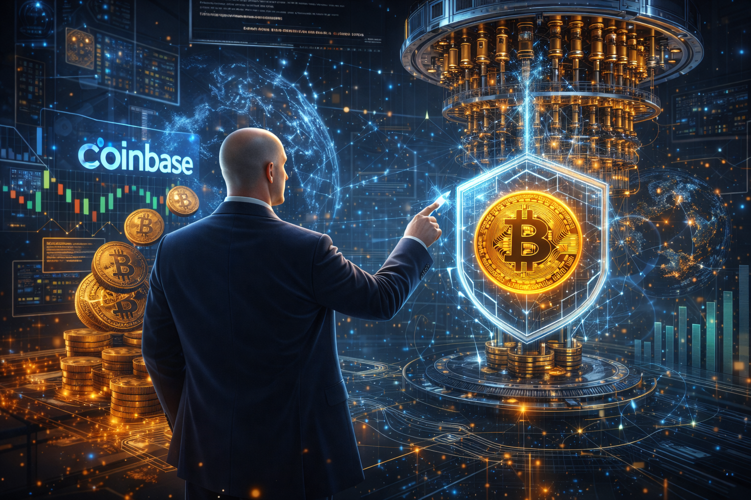 Coinbase執行長親自把關比特幣量子抵抗性 發揮協調作用