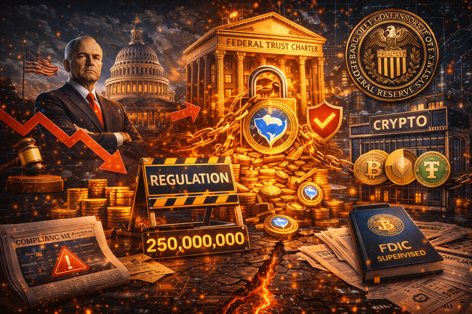 美國加強對加密貨幣公司規範,央行局推動聯邦信託牌照 美國加強對加密貨幣公司規範,央行局推動聯邦信託牌照