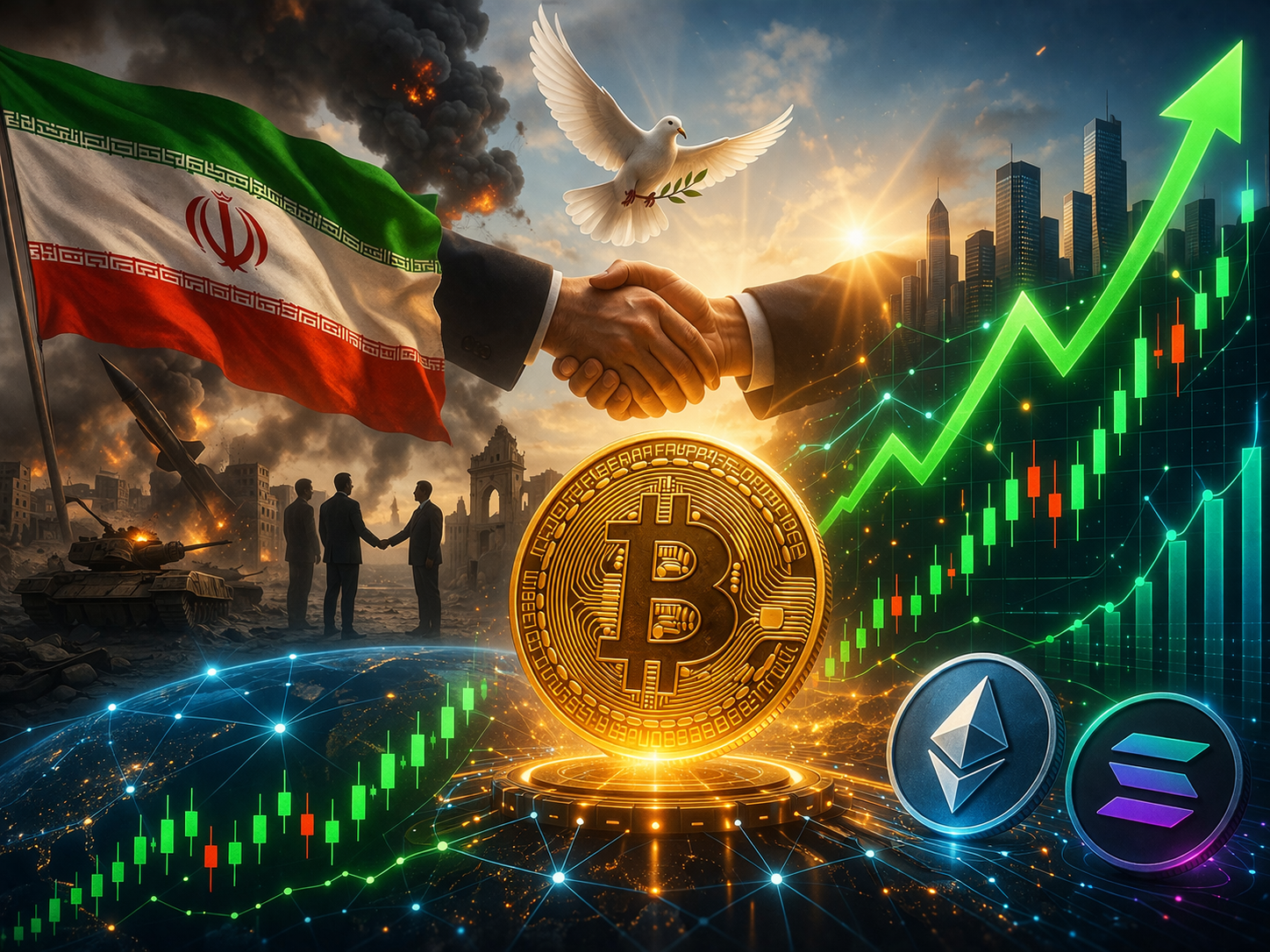 伊朗或可能結束戰爭以提振市場 加密貨幣與股市同步反彈 伊朗或可能結束戰爭以提振市場 加密貨幣與股市同步反彈