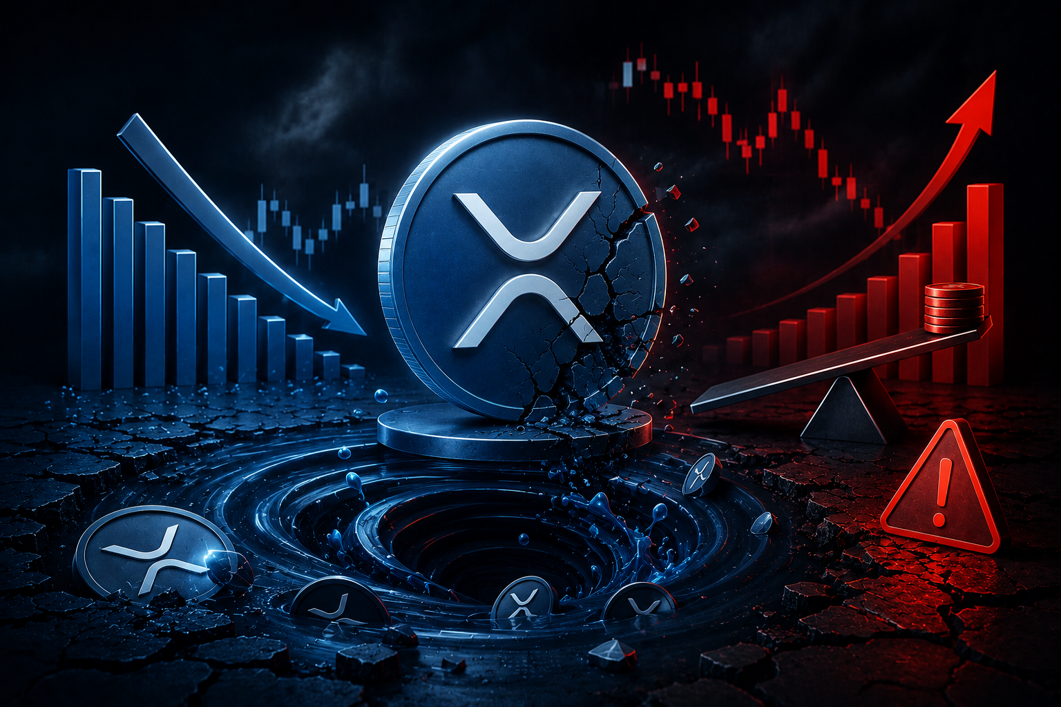 瑞波幣XRP 潛藏風險：流動性枯竭與槓桿作用引爆價格波動