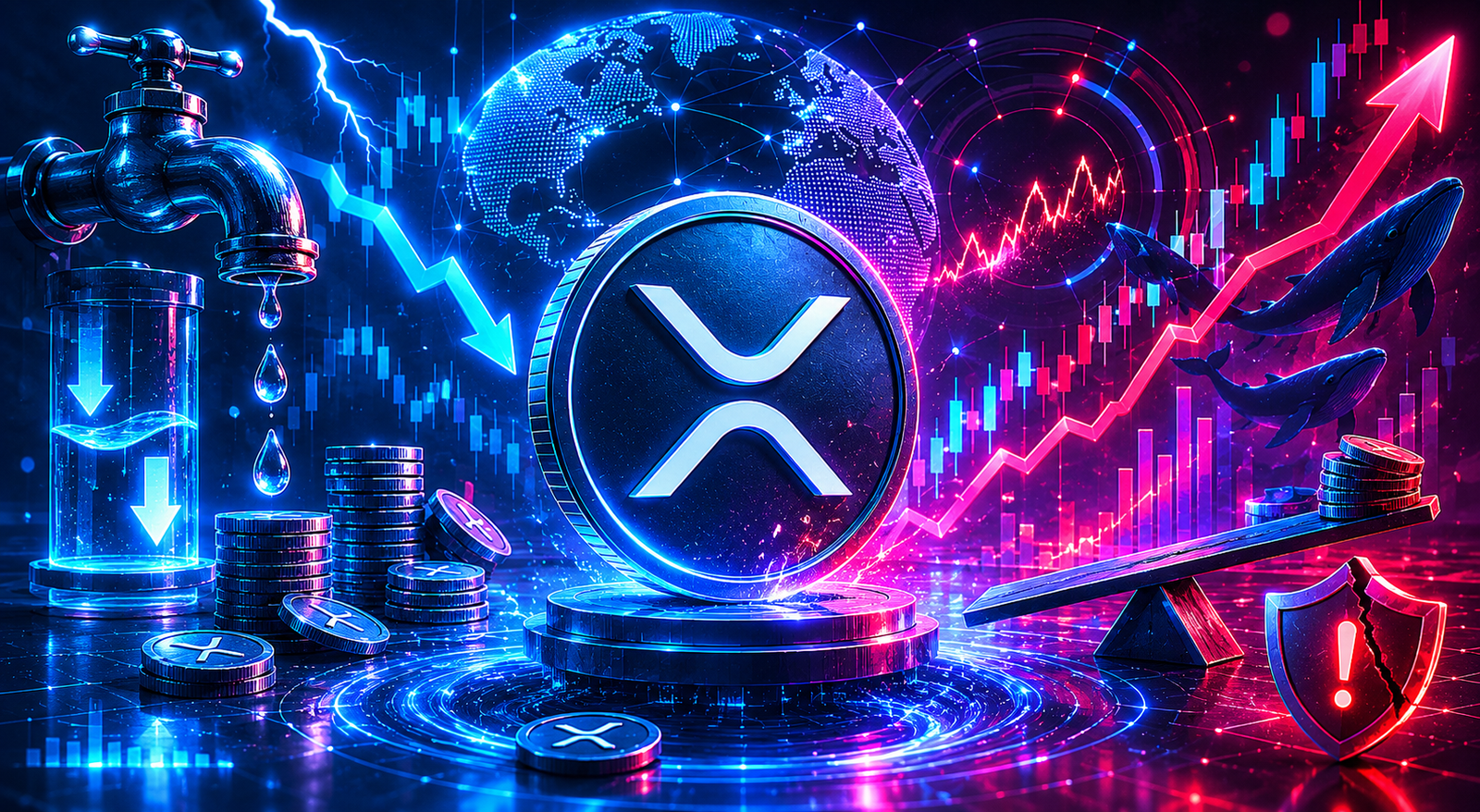 瑞波幣XRP 市況緊繃：流動性降低與衍生品活動升高引發市場關注