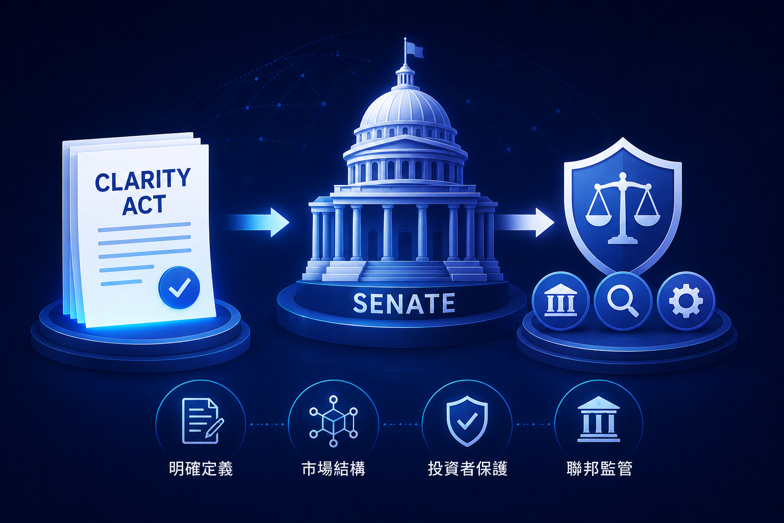 《CLARITY法案》推進至參議院，考驗聯邦監管能力