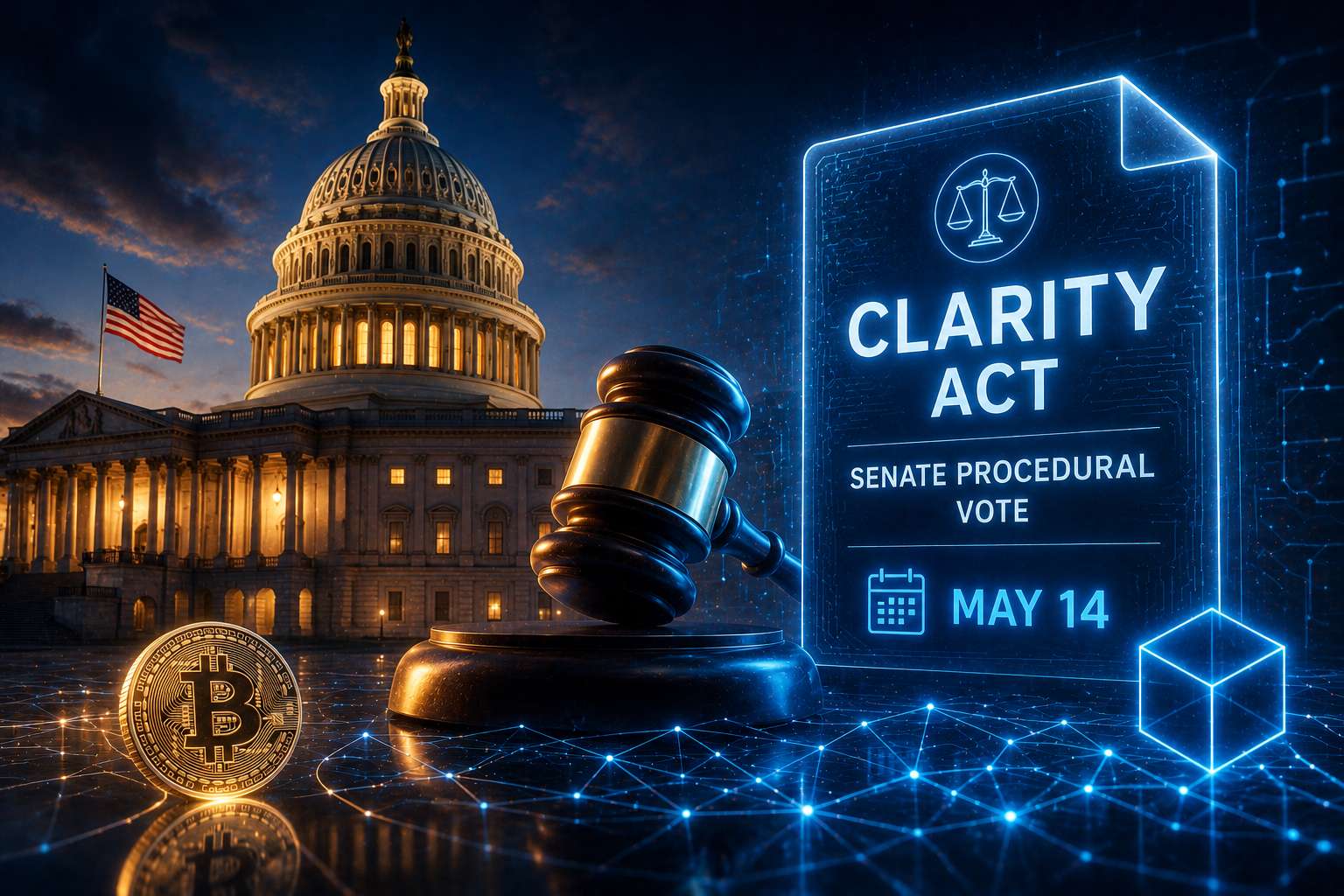 參議院擬於5月14日進行CLARITY法案的議事程序