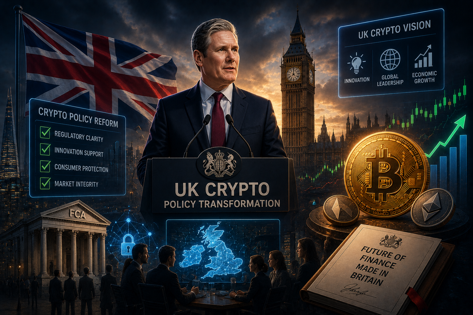 英國新首相有望推動加密貨幣政策轉型 英國新首相有望推動加密貨幣政策轉型